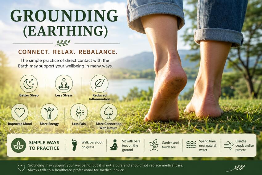 Grounding: Benefits, Techniques and Safety